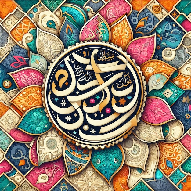 Foto este hermoso diseño está hecho para el mega evento islámico eid ul fitr
