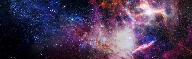 Hermoso espacio místico Inolvidable fondo espacial diverso Elementos de esta imagen proporcionados por la NASA