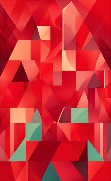 Hermoso fondo abstracto rojo