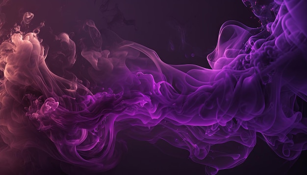 Hermoso fondo abstracto con textura de humo púrpura Generativo ai