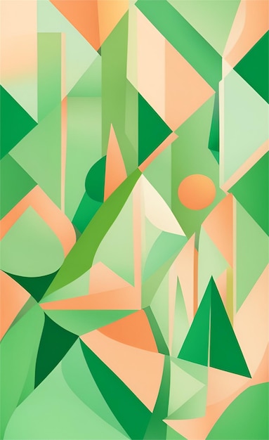 Hermoso fondo abstracto verde