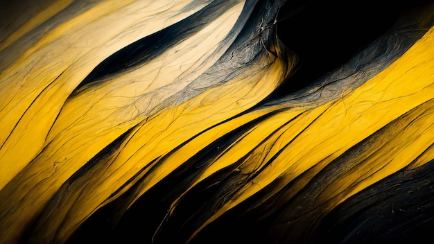 hermoso fondo amarillo y negro abstracto 4k