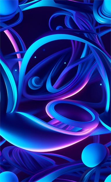 Foto un hermoso fondo azul abstracto y brillante