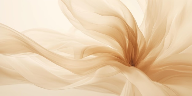 Hermoso fondo de diseño floral impresionista beige abstracto hermoso AI generativo AIG32