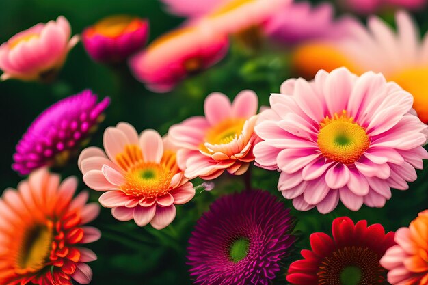 Hermoso fondo floral