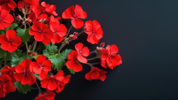 Hermoso fondo de flores de plantas minimalista