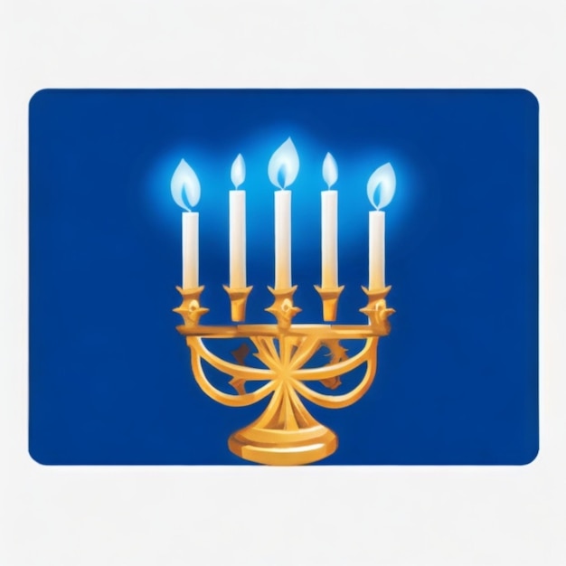 El hermoso fondo de Hanukkah