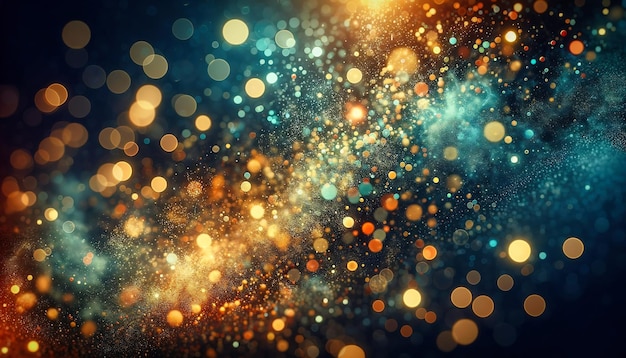 hermoso fondo con luces y bokeh