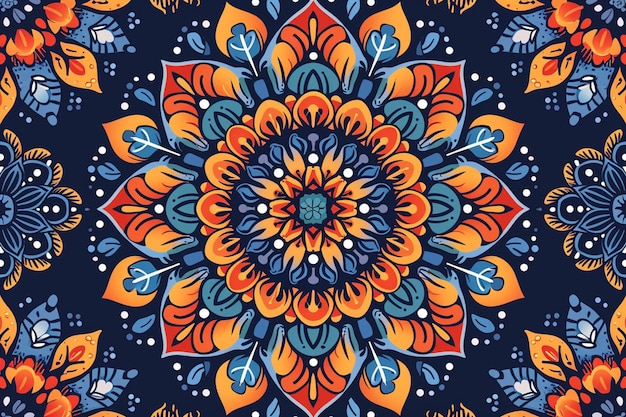 Hermoso fondo mandala