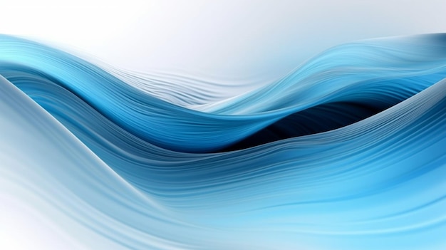 Hermoso fondo moderno con líneas fractales onduladas en fondo blanco