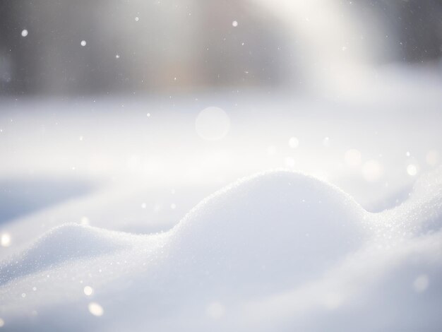 Un hermoso fondo de nieve que cae