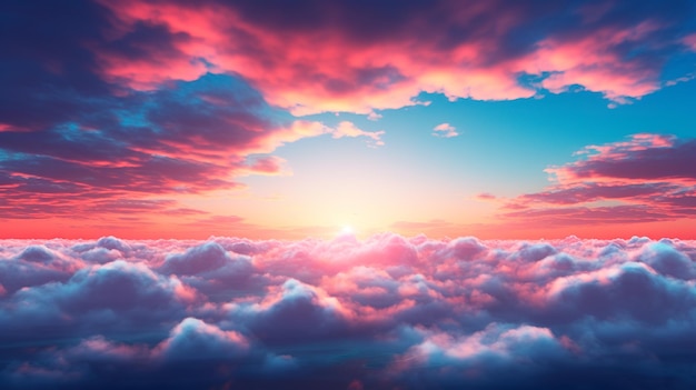 hermoso fondo de nube realista