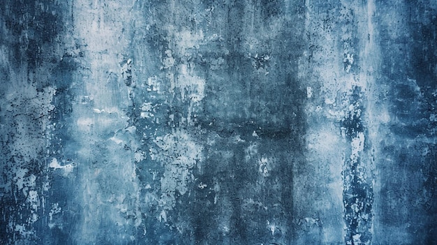 Foto hermoso fondo de pared de estuco azul abstract grungy en estado de ánimo frío generativo ai