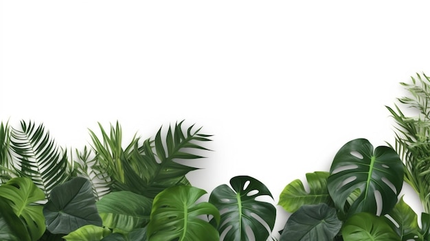 Foto hermoso fondo de planta de verano tropical