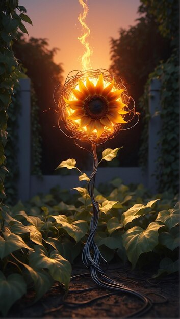 Foto un hermoso girasol