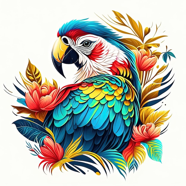 un hermoso guacamayo