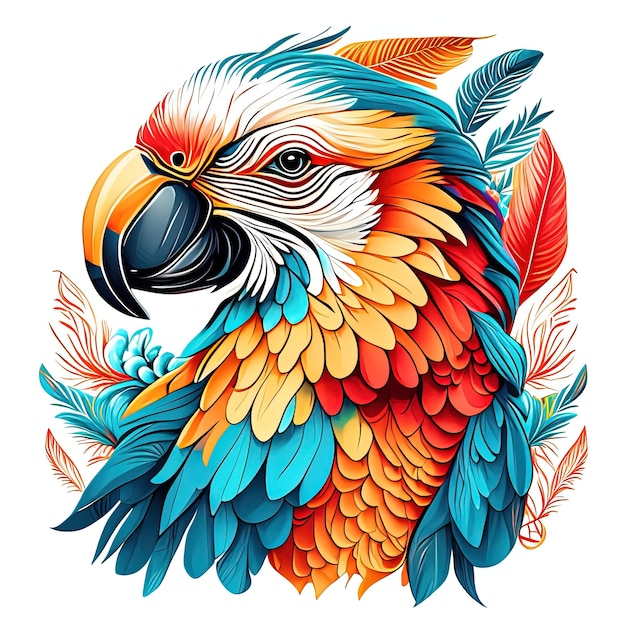 un hermoso guacamayo