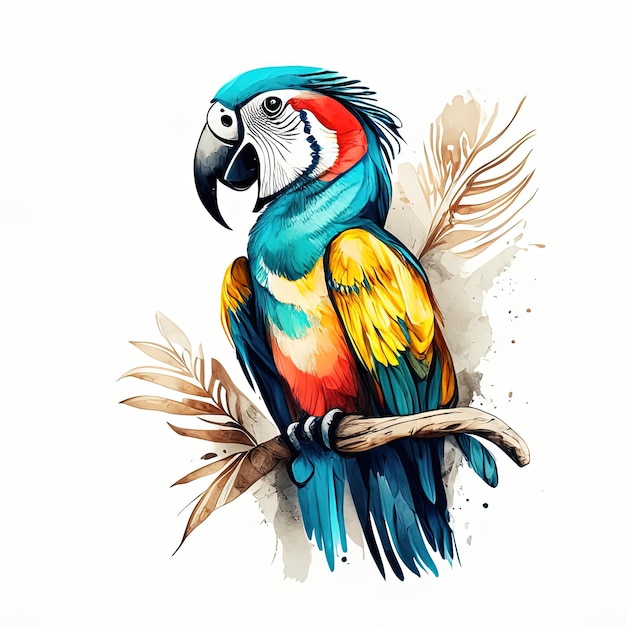 un hermoso guacamayo