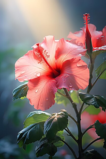 El hermoso hibisco o Bunga Raya