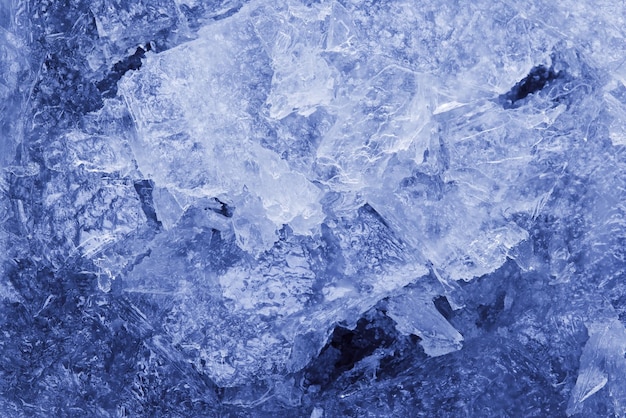 Hermoso hielo azul. fondo para el diseño