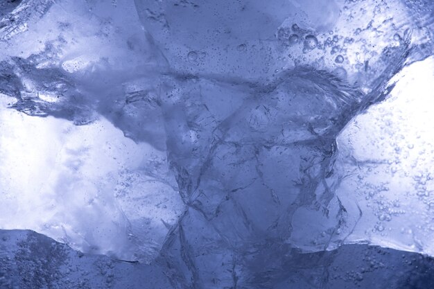 Hermoso hielo azul. fondo para el diseño