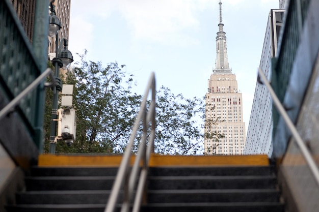 Hermoso horizonte de la ciudad de Nueva York, EE.UU.