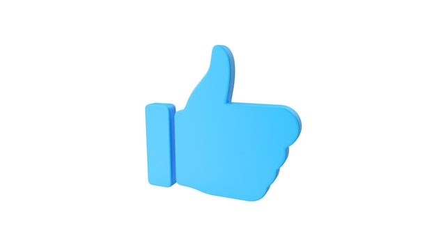 Un hermoso icono en 3D