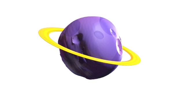 Un hermoso icono en 3D