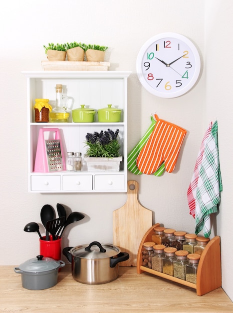 Hermoso interior de cocina