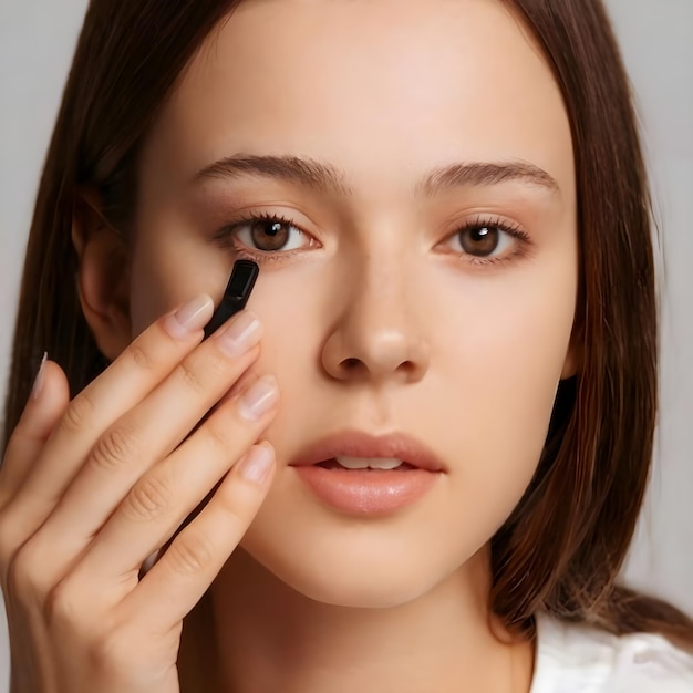 Un hermoso maquillaje de mujer