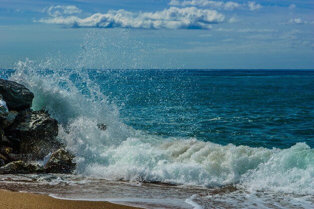 Hermoso mar en la españa