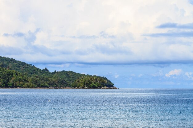 Hermoso mar tropical en verano