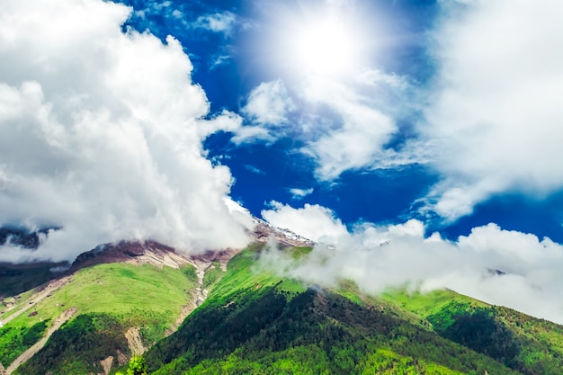 Hermoso paisaje asiático