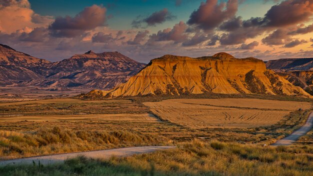 Hermoso paisaje de las Bardenas Reales