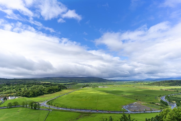 Hermoso paisaje del castillo de Stirling en Stirling Escocia