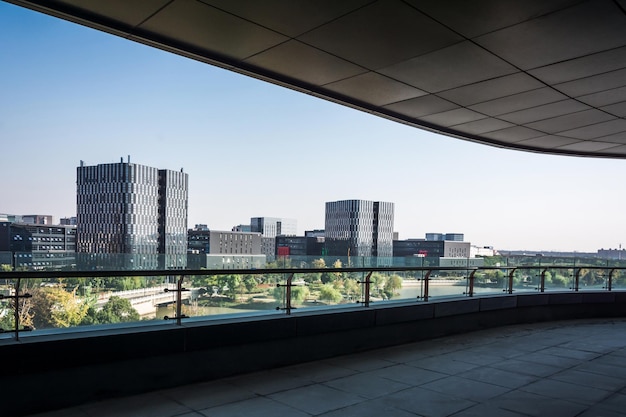 El hermoso paisaje de la ciudad moderna