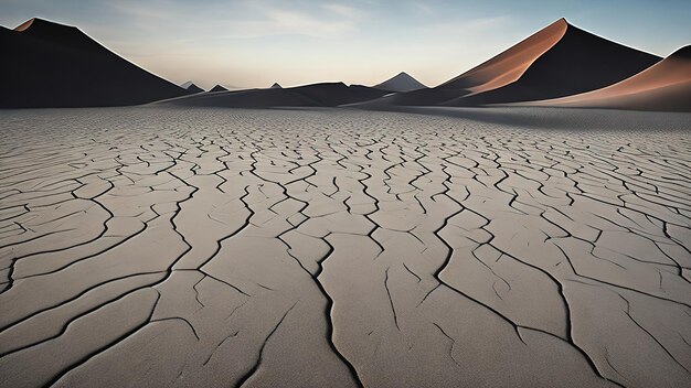 El hermoso paisaje del desierto