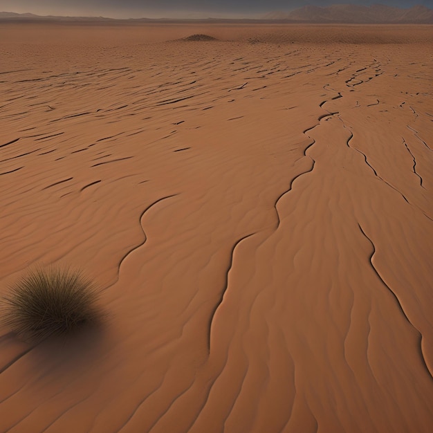 El hermoso paisaje del desierto