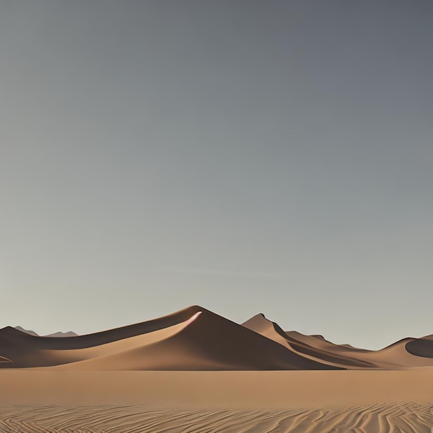 El hermoso paisaje del desierto