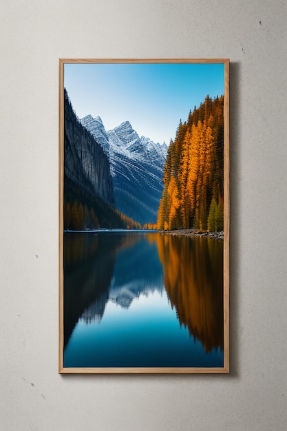 Hermoso paisaje fotografía fondo de pantalla fondo picos lago cañón cielo nubes blancas