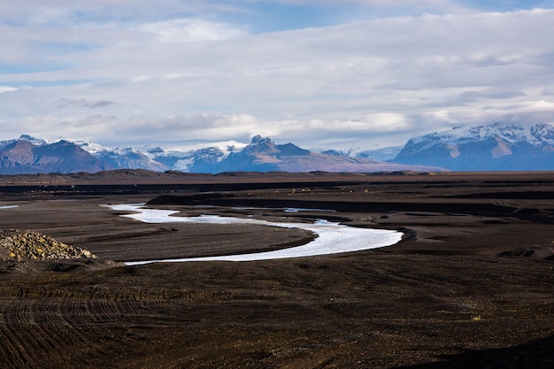 Hermoso paisaje en islandia Increíble naturaleza nórdica