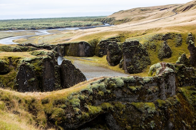 hermoso paisaje de islandia