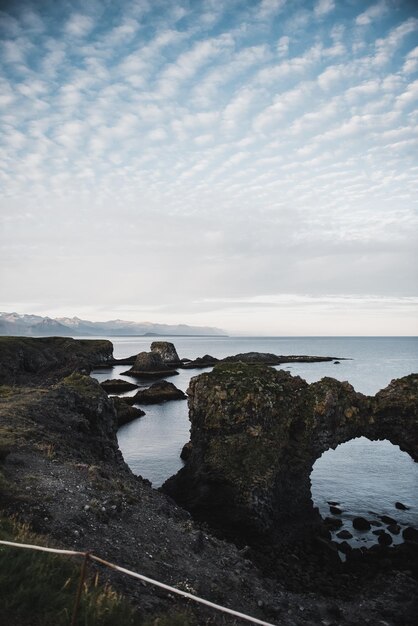 Hermoso paisaje en islandia