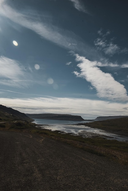 Hermoso paisaje en islandia