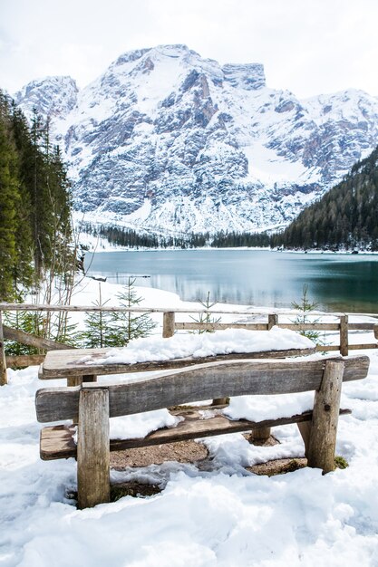 Hermoso paisaje de montaña en los Alpes italianos.