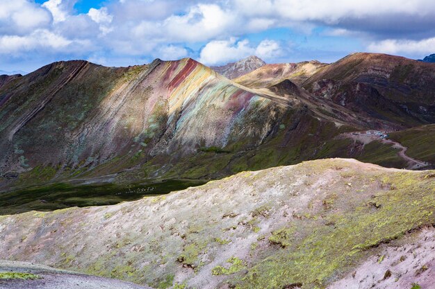 Hermoso paisaje de montaña en Perú