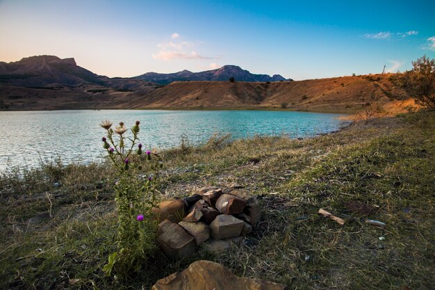 Hermoso paisaje de montaña