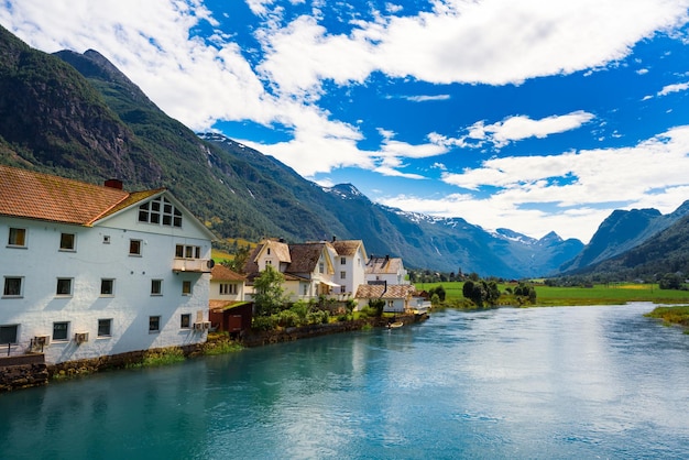 Hermoso paisaje natural de Nature Norway.