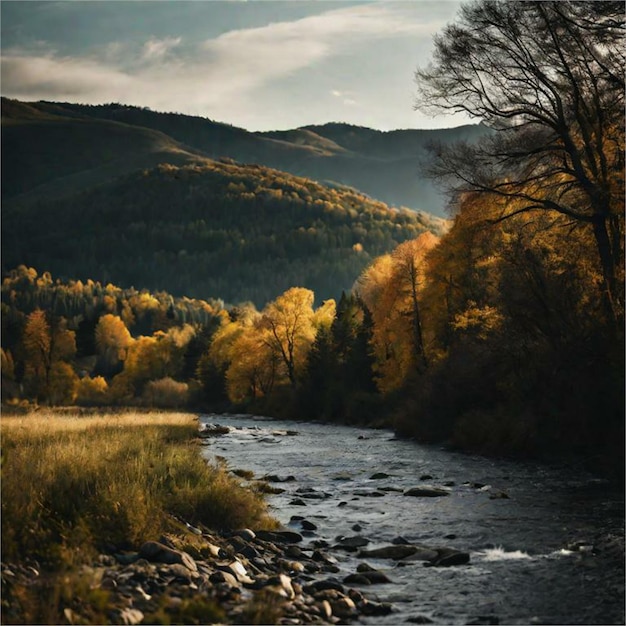 Un hermoso paisaje de naturaleza