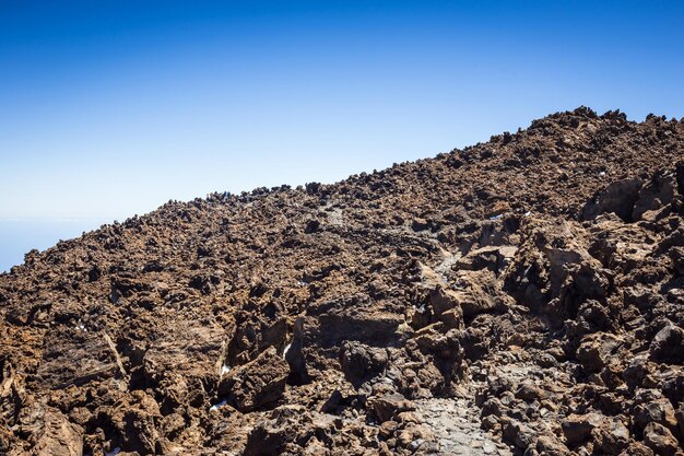 Hermoso paisaje del parque nacional del Teide Tenerife Islas Canarias España